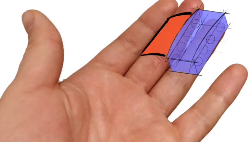 Haptic device for sensory reeducation